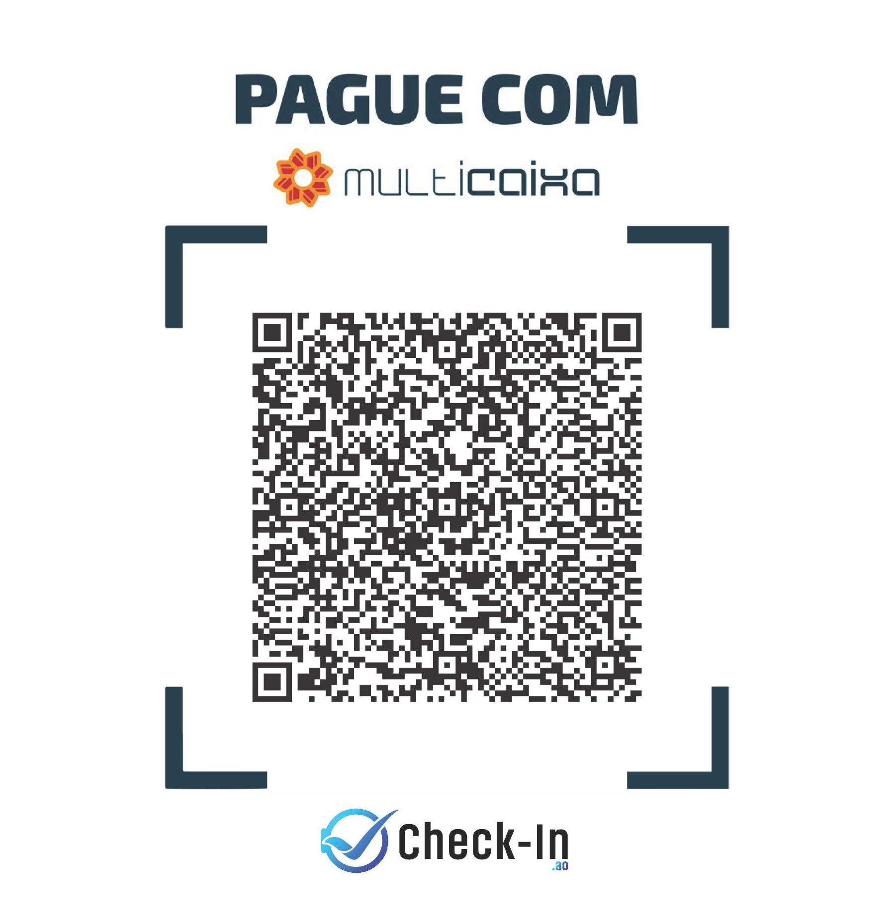 Código QR para doar com Multicaixa Express